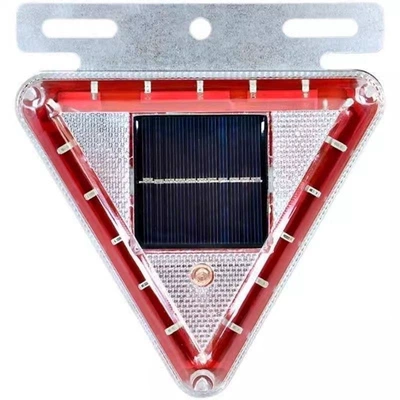 Solar Anti-Rear Collision Light, Other lights - triangular-red-magnetic-suction-strong-magnetic-adsorption-model