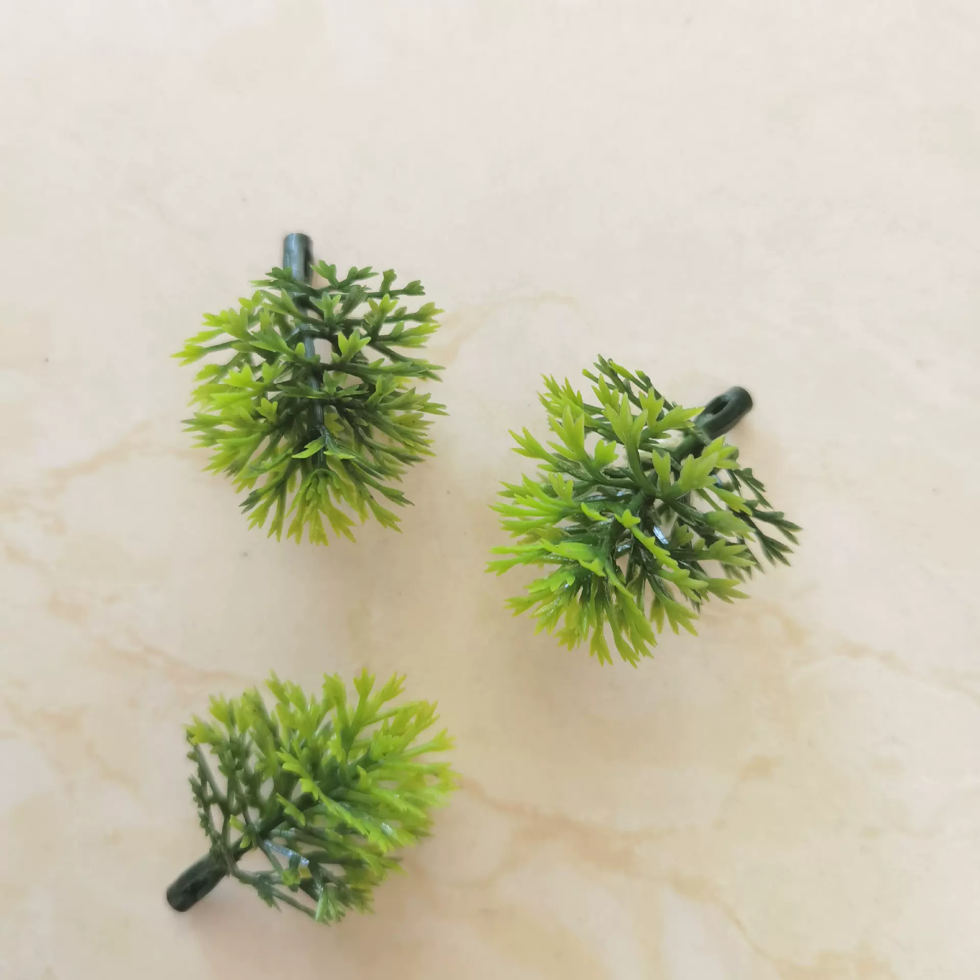 仿真花四层草绿松 仿真盆景盆栽绿草配件 微景观造景绿植插花配草