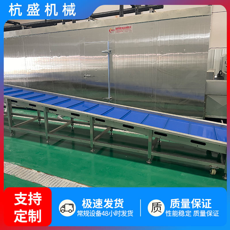 equipos de congelación rápida de nitrógeno líquido de productos del mar bacalao pequeño pez amarillo línea de producción de congelación rápida pepinos de mar tipo túnel congelador rápido