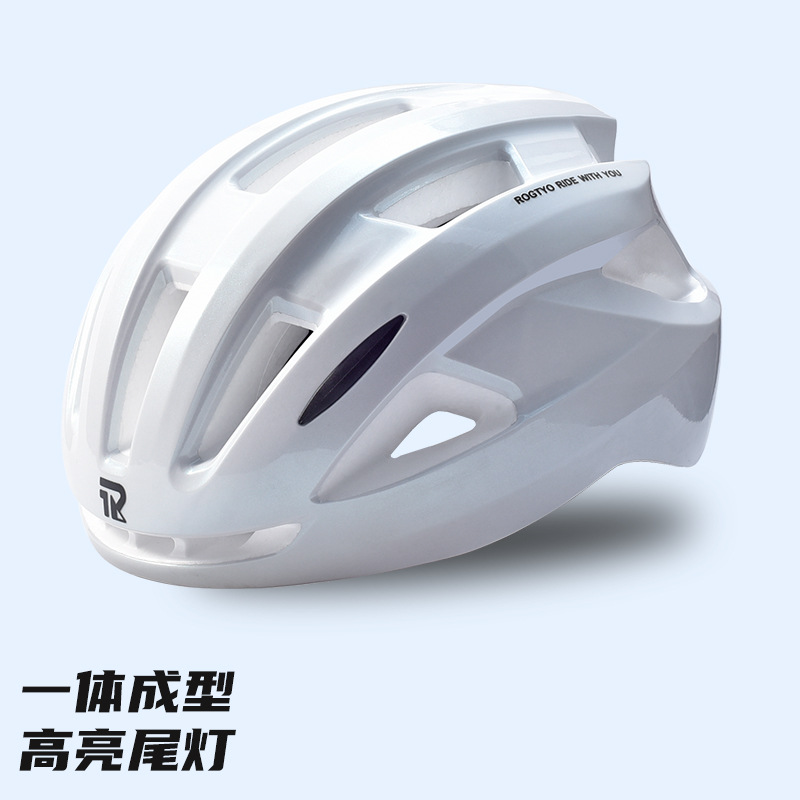 Casco de bicicleta para hombres, bicicleta de montaña, equilibrio de carretera, lámpara trasera, sombrero de casco para mujeres, equipo de bicicleta