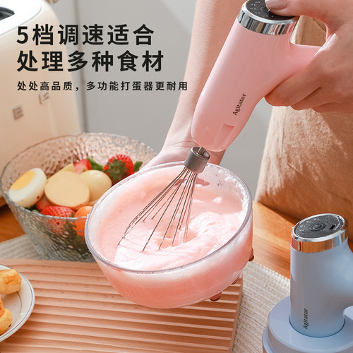 Two-in-one garlic beater wireless garlic masher handheld egg beater garlic machine household electric garlic pounder meat grinder