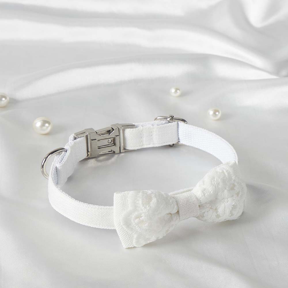 TANPOPO cross-border pet collar boda pet corbata collar toallas de saliva para perros boda pet