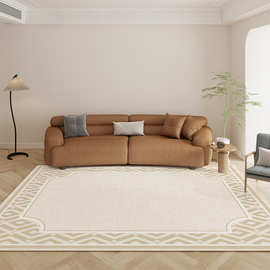 客厅地毯通铺日式侘寂风加厚圈绒防滑床边地毯工厂直销