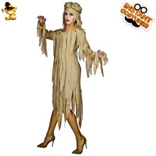 成人女款木乃伊僵尸万圣节服装埃及木乃伊角色扮演舞台服分销批发