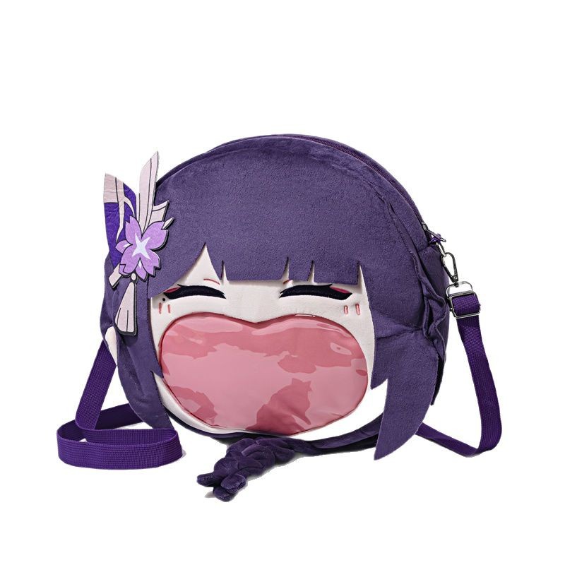 720g Weight Zipper Closure Type Double Shoulder Straps Strap Type Casual, Street, Cosplay Occasion Plush Material Cartoon Character Casual Street Cosplay Kids Backpack Women's Backpack