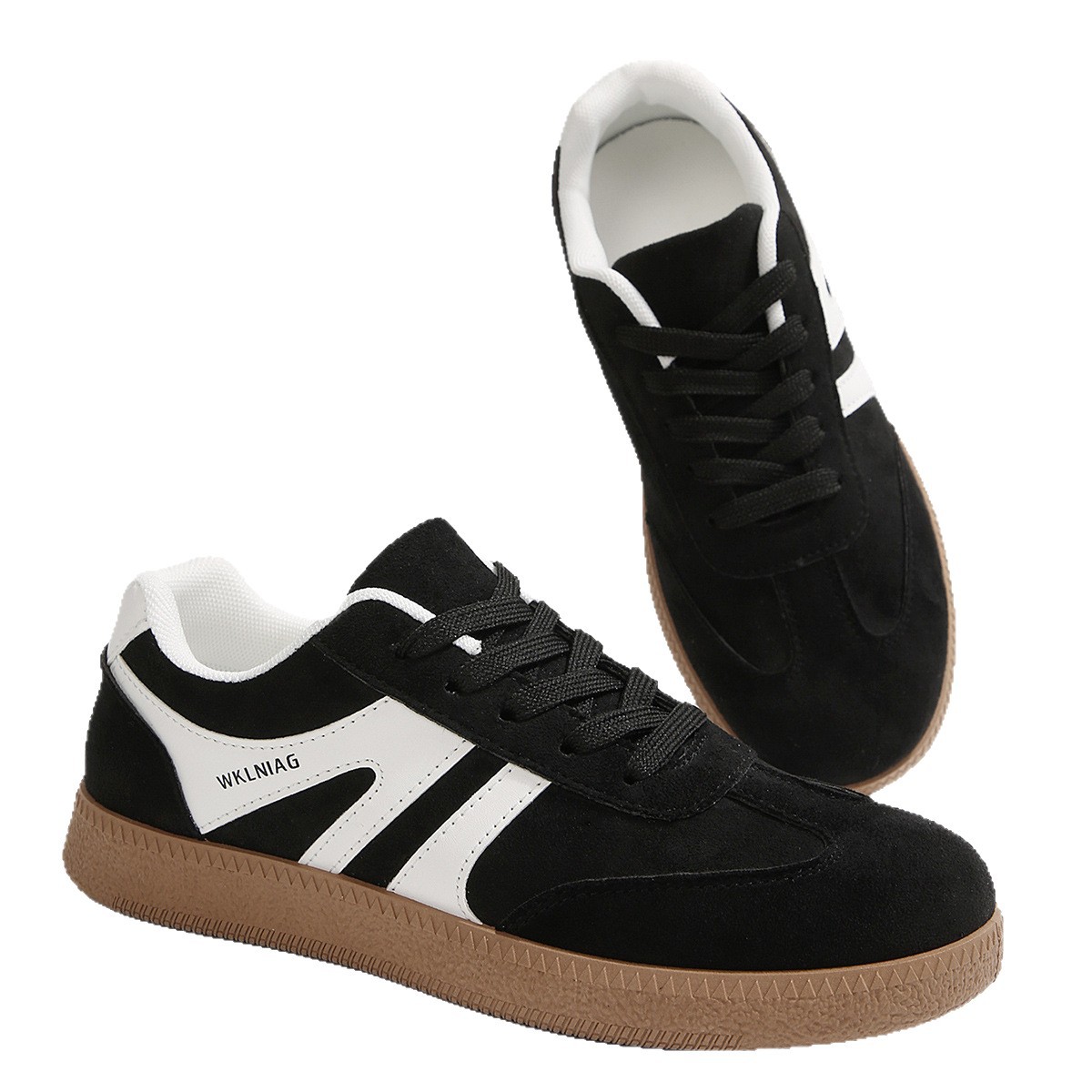 Zapatos de tamaño grande 2026 primavera cabeza redonda nueva moda zapatos de pareja zapatos transfronterizos zapatos de mujer zapatos casuales