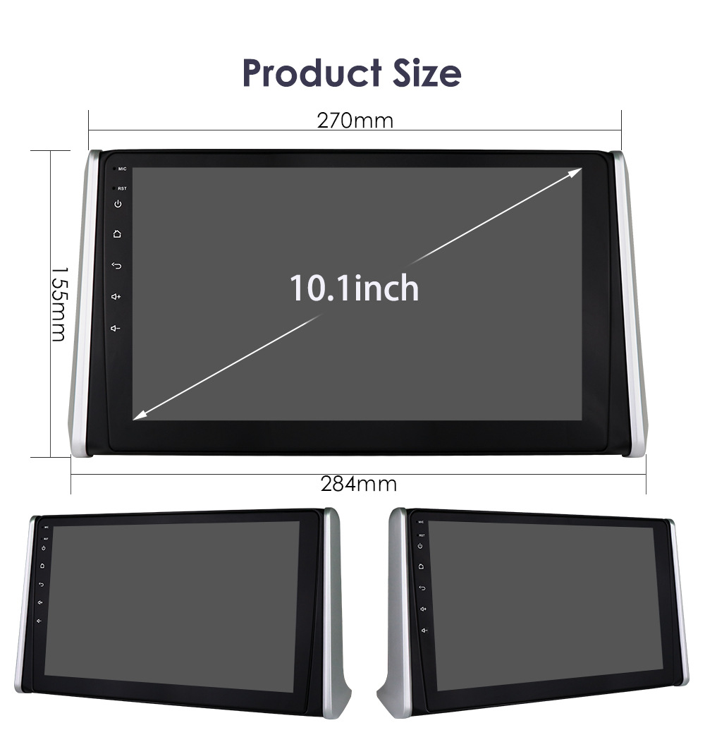 Suitable for 18-20 Toyota Rav4 Navigation Car All-In-One Wireless Carplay Smart Car Navigator