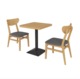 One table and 2 chairs