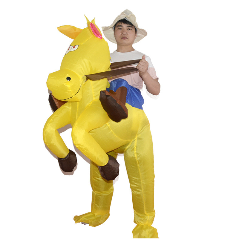 작은 당나귀 풍선 의류 놀이 공원 풍선 말 의상 인형 공연 의상 할로윈 인형 의류