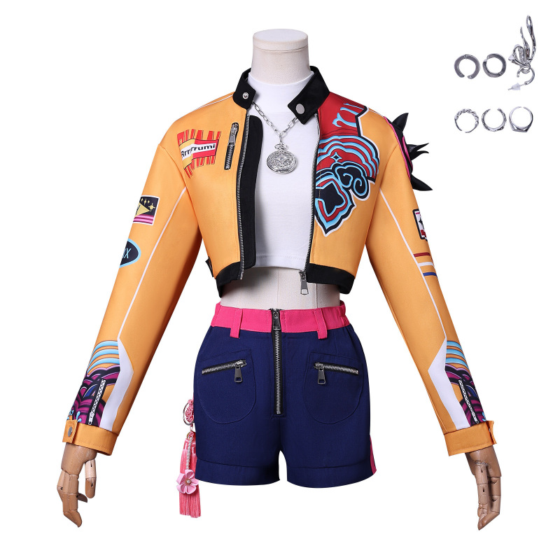 跨境新品韩流女团K-POP猎魔女团cos服鲁米米拉佐依cosplay服装|undefined