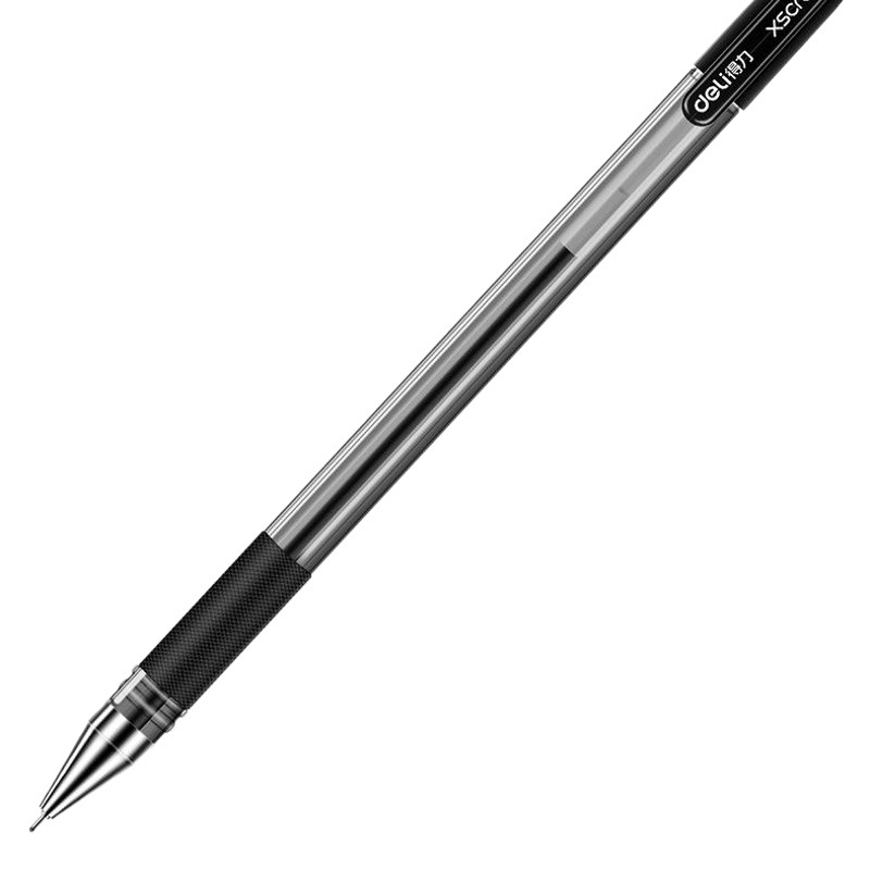 Deli S55 pluma de gel 0,5mm recarga examen estudiante negro pluma de agua oficina de negocios firma pluma papelería de oficina