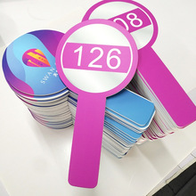 KT板手举牌 制作手举号码牌 打分牌 活动评分  耐用不褪色 接机牌