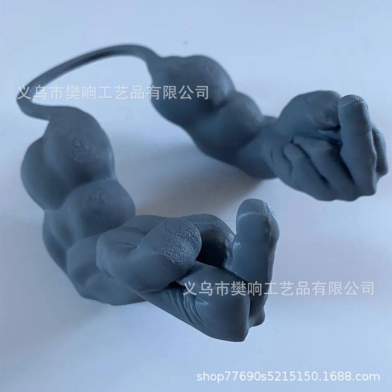 筋肉質の腕を持つ面白い猫面白い筋肉質の手と開発された腕クリエイティブな猫の首飾り|undefined