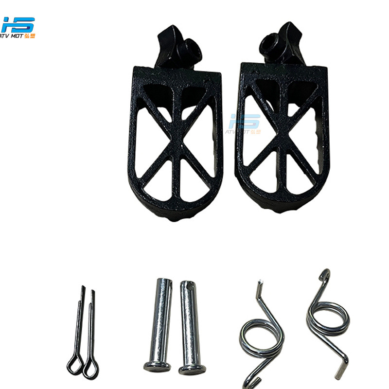 Off-Road Motorcycle Accessories New 21g X-Shaped Pedals Left and Right Pedals Cast Steel Pedals Rear Pedals Foot Nails