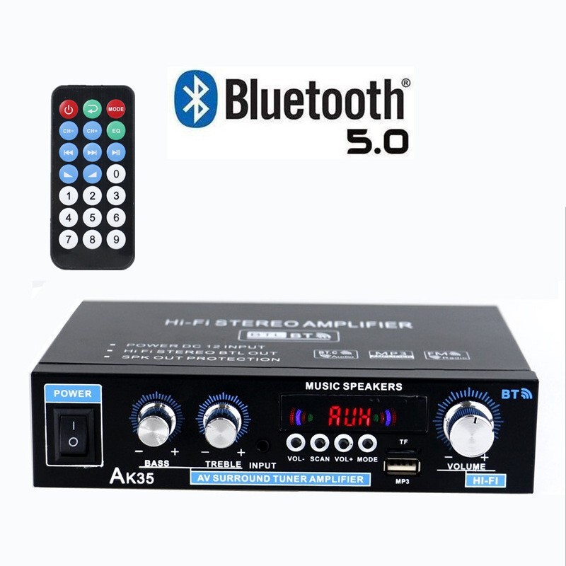 AK35 デジタルパワーアンプ Bluetooth U ディスクパワーアンプ 2 チャンネルパワーアンプ工場直販|undefined
