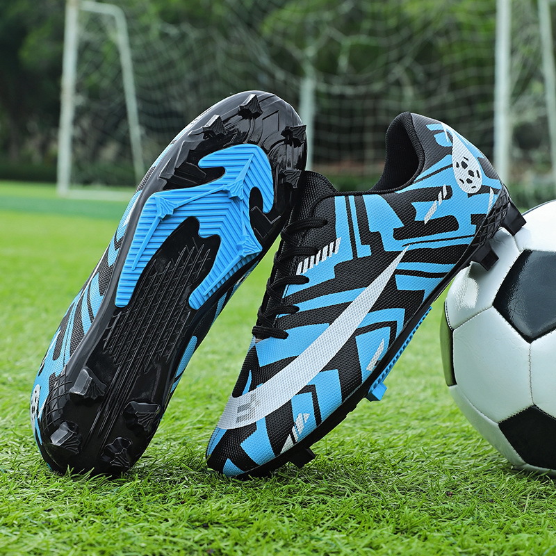 Customizado transfronterizo de clavos largos zapatos de fútbol para hombres adultos entrenamiento de clavos profesionales zapatos de entrenamiento de niños zapatos deportivos de baja altura juveniles image 8