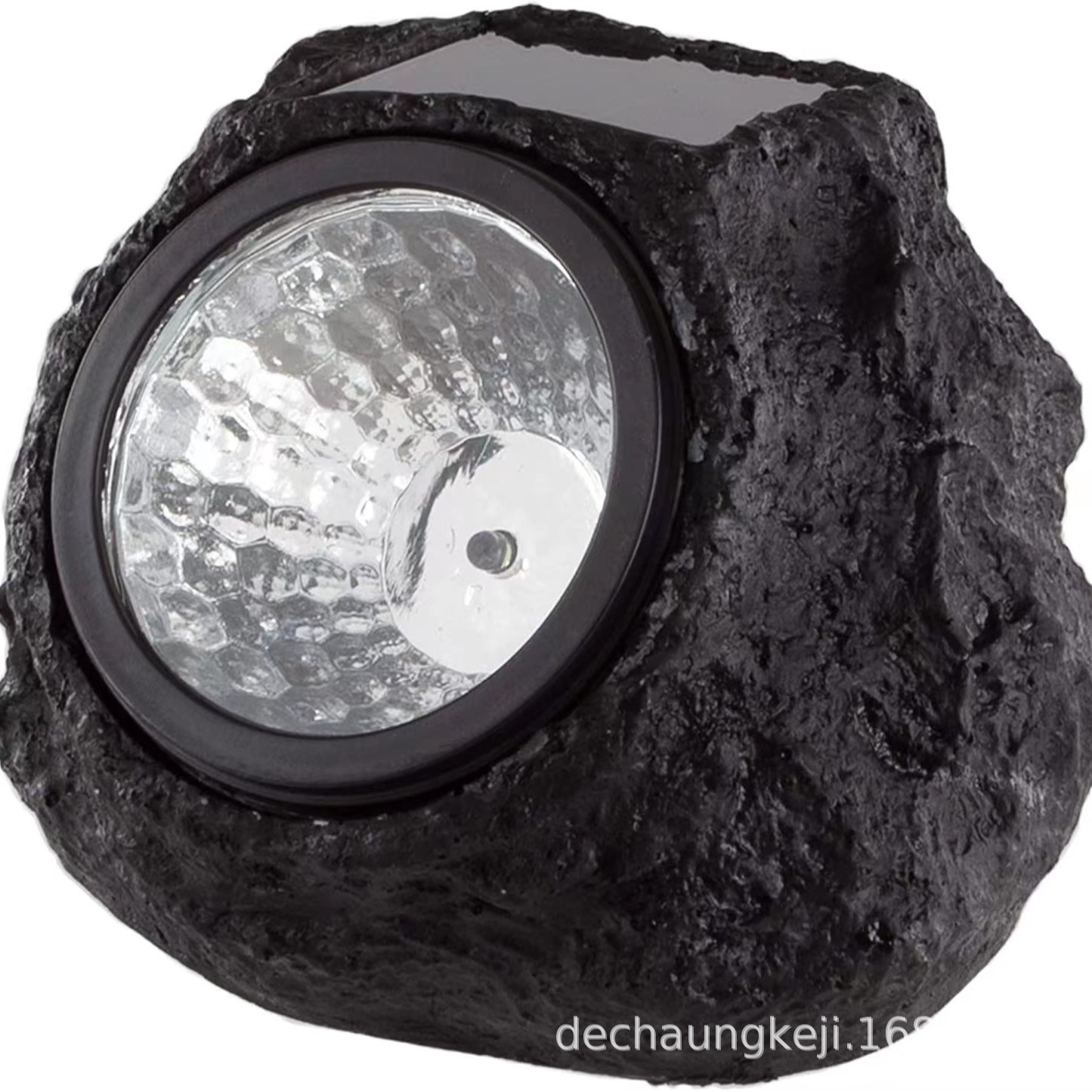 新款太阳能户外石头灯 人造石LED防水灯 适用于花园景观道路