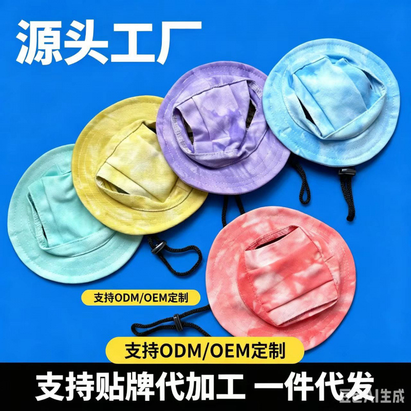 Cat Hat for Outdoor Use, Dog Sun Hat with Exposed Ears, British Shorthair Silver Gradient Headgear, Pet Fisherman Hat, Headwear Wholesale Cat Hat for Outdoor Use, Dog Sun Hat with Exposed Ears, British Shorthair Silver Gradient Headgear, Pet Fisherman Hat, Headwear Wholesale