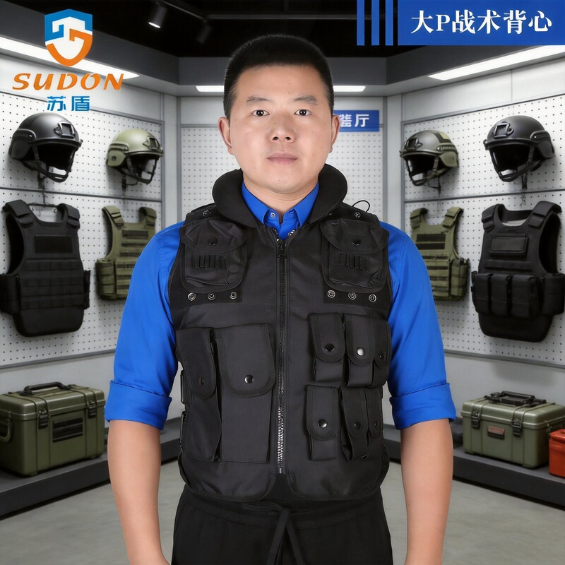 Wholesale tactical vest military fan vest outdoor multi-functional protective combat vest real CS security equipment