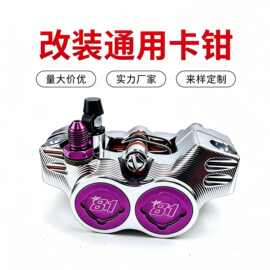 摩托车电动车改装通用卡钳CNC全铝合金碟刹制动佛兰多小螃蟹下泵