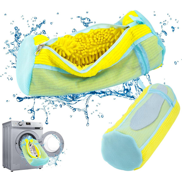 New Amazon Shoe Washing Bag with Lock Zipper Shoe Washing Cover Washing Machine Laundry Bag Lazy Shoe Washing Bag Thickened