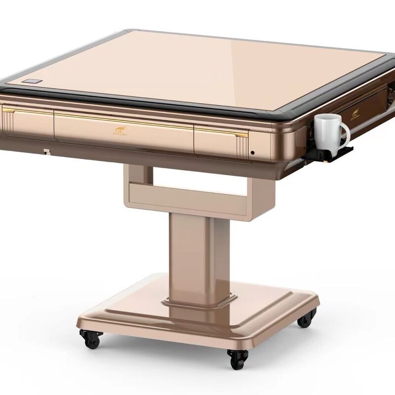 高端静音麻将机全自动餐桌两用家用棋牌麻将桌折叠过山车四口机麻|undefined