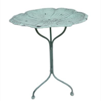 연잎 삼각대 꽃 스탠드 녹색 오래된