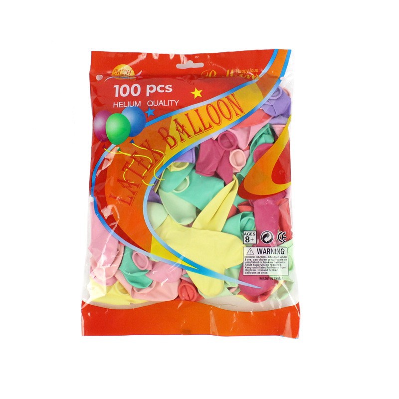 2.2g Matt Macaron Love Balloon Heart Balloon Impresión Decoración de la casa de boda Set de globos de boda