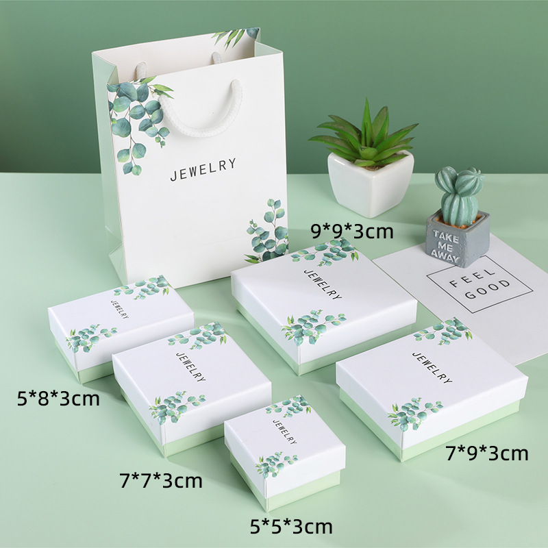 Sweet Leaves Paper Jewelry Boxes display picture 4