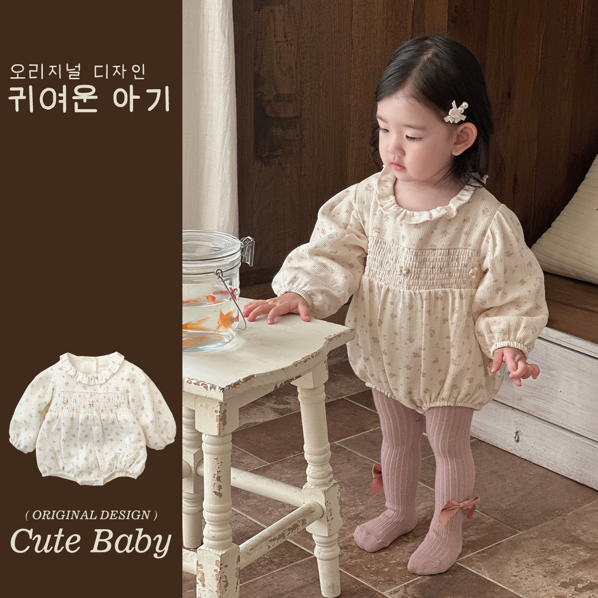 2025 nuevo producto primavera moda estilo occidental pequeño encaje floral bebé mamelucos lindo y suave ropa de salida bolsa pedo