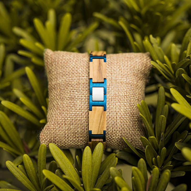 27g Weight Bracelets Classification Wood Chain Material 1 Piece Quantity Daily, Street Occasion Wood Material Geometric Pattern Men's Gender Vintage Style, Simple Style Style Men's Vintage Style Simple Style Bracelets Geometric Wood Men's Chain Bracelets 31