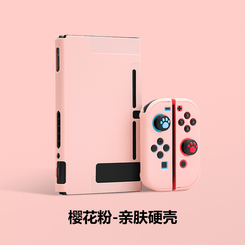 Nintendo switcholed interruptor de la cáscara protectora OLED cristal transparente caso suave de silicona caso dividido caso duro