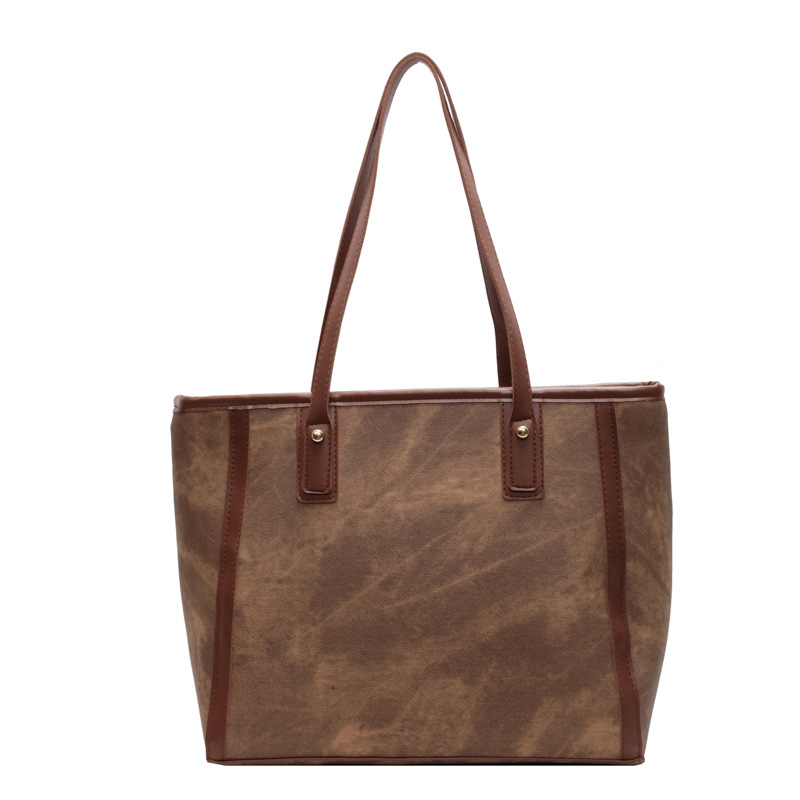 Bolsa de alta sensación de gran capacidad para mujeres 2023 nuevo otoño y invierno, bolsa de hombro universal para estudiantes universitarios en clase, bolsa de viaje