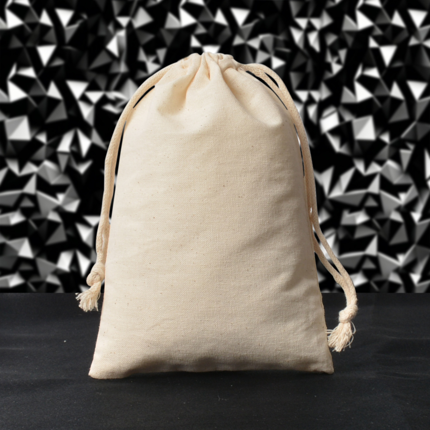 Bolsa de algodón de color natural, bolsillo con cordón, joyería, almacenamiento de granos diversos, bolsa de algodón con boca de cordón de algodón transpirable, logotipo impreso image 11