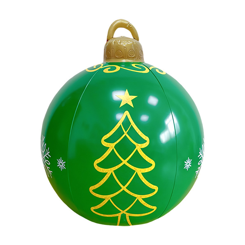 Transfronteriza nueva bola inflable de Navidad fiesta patio al aire libre 60cm bola diversión vacaciones atmósfera Decoración