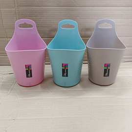 可挂式收纳篮家用塑料厨房浴室框挂篮卫生间壁挂置物洗澡筐小篮子