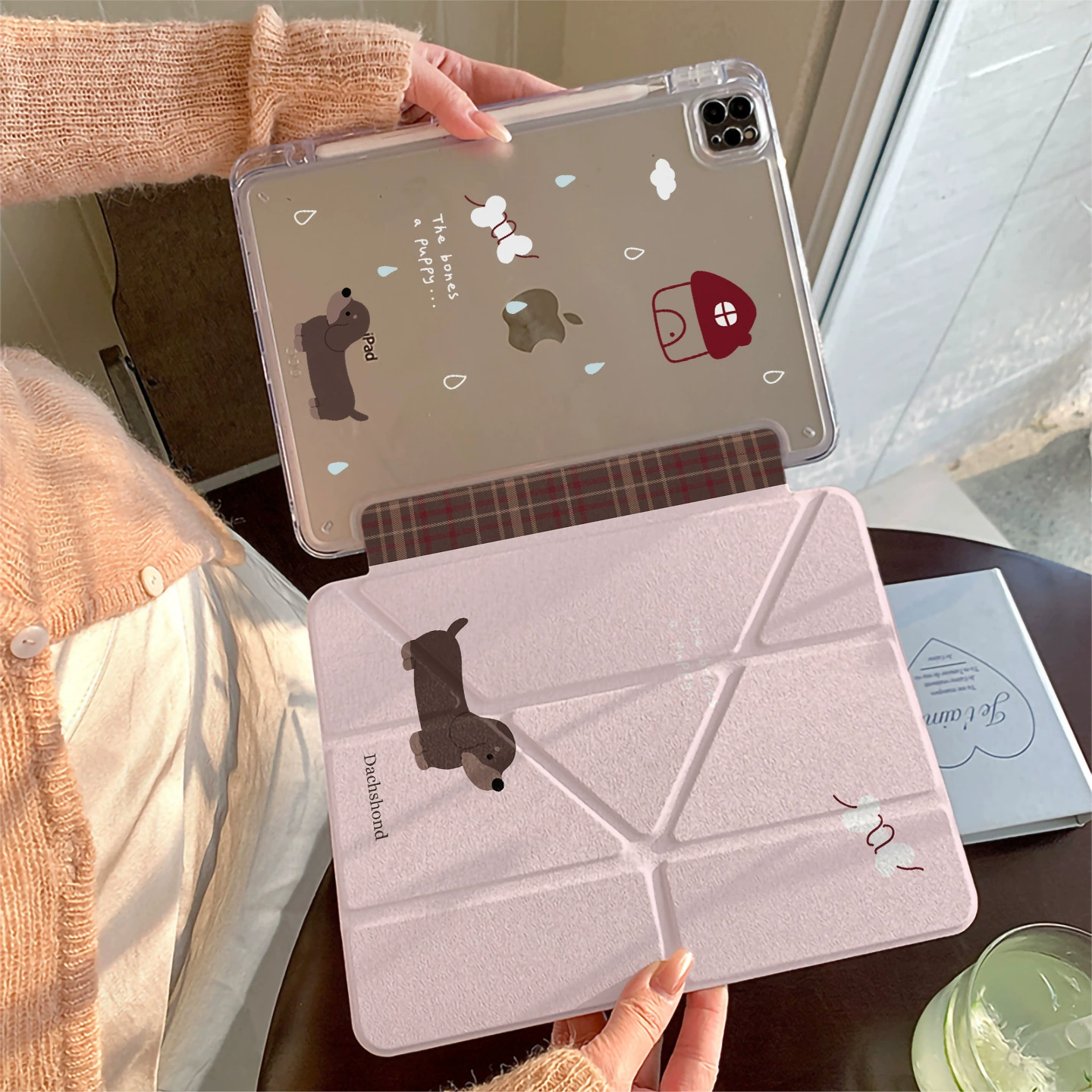 Милый Kuromi, подходит для защитного чехла iPad Pro, подходит для mini6Y с складыванием, air с держателем, 10-е поколение, горошек, 13 дюймов