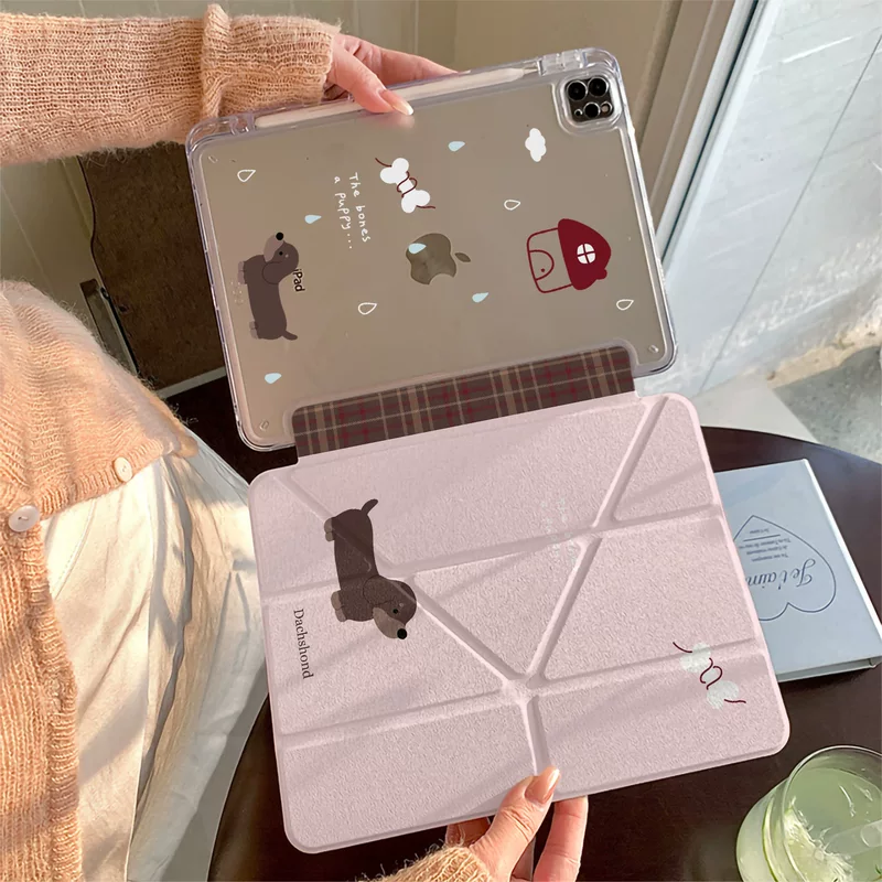 Милый Kuromi, подходит для защитного чехла iPad Pro, подходит для mini6Y с складыванием, air с держателем, 10-е поколение, горошек, 13 дюймов