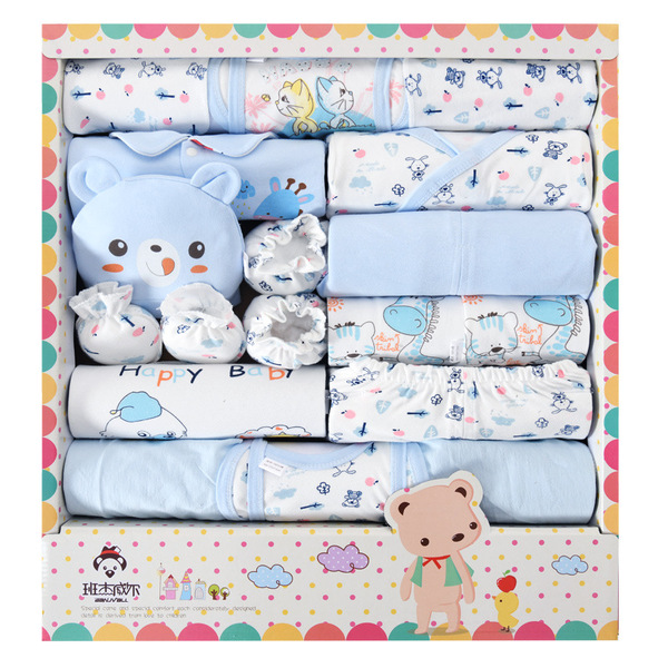 Cotton children's gift box for new born