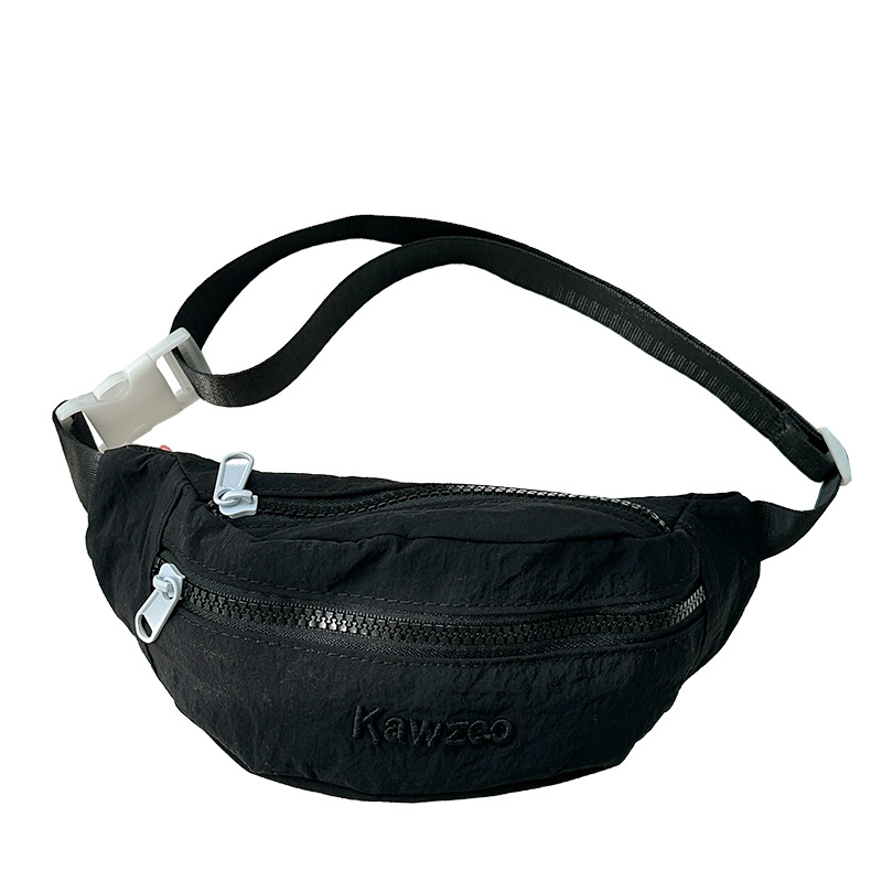 Chao cool letras letras bolsos de pecho para niños y niñas letras de estilo extranjero bolsos deportivos casuales para bebés nuevos bolsos de cintura para niños transfronterizos