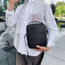 新款男士真皮斜跨包时尚都市多功能手机包男款单肩包斜挎收纳包
