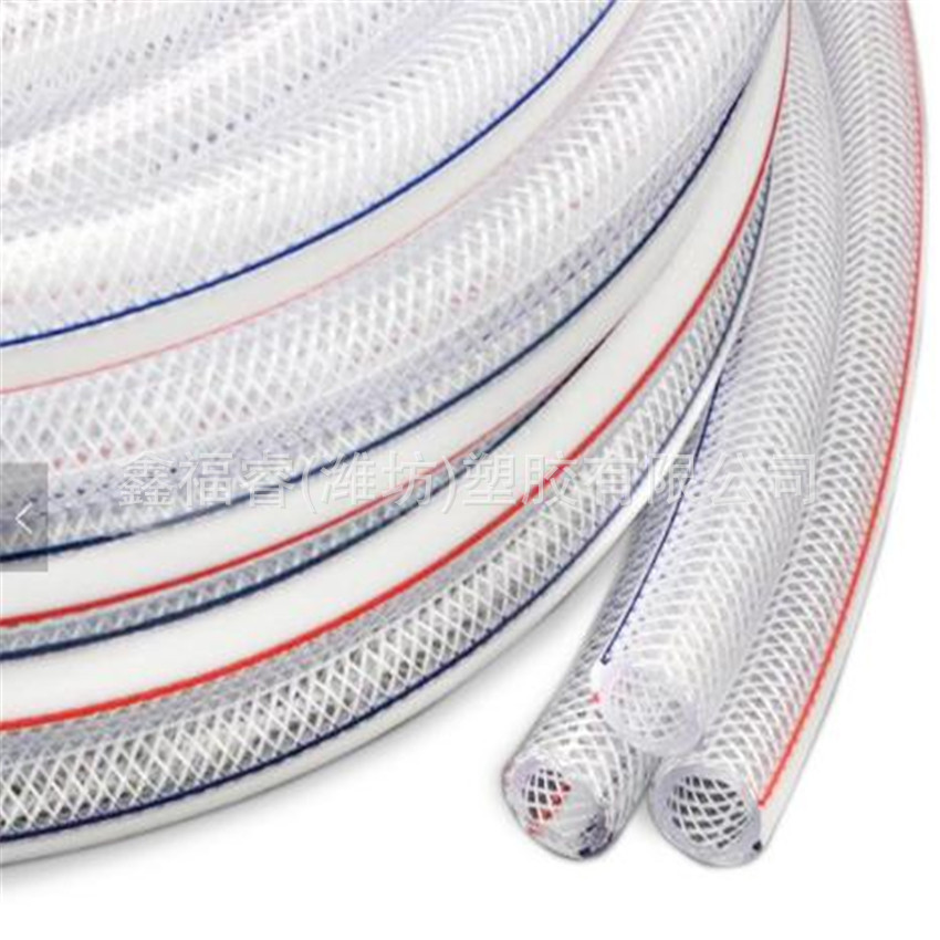 PVC纤维管抗冻牛筋塑料水龙头软管增强管蛇皮管网纹线管