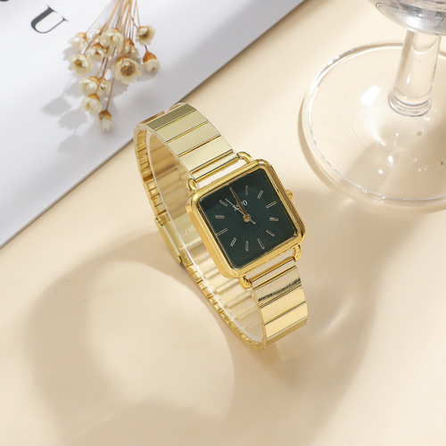 Fashionable INS-style artistic retro fresh Japanese-Korean style forest system versatile simple temperament student watch for women