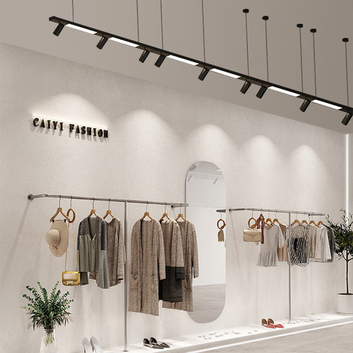 Shop pendant light super bright LED spotlights long bar light for clothing store exhibition hall shopping mall gym commercial office lighting