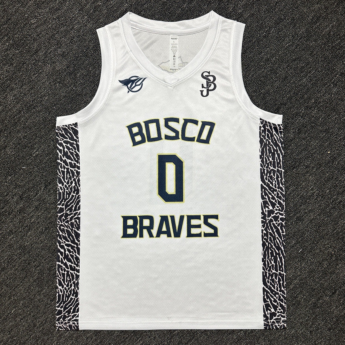 Brandon Mccoy Bosco St. John Bosco High School Digital Watermark Jersey Game Basketball Uniform