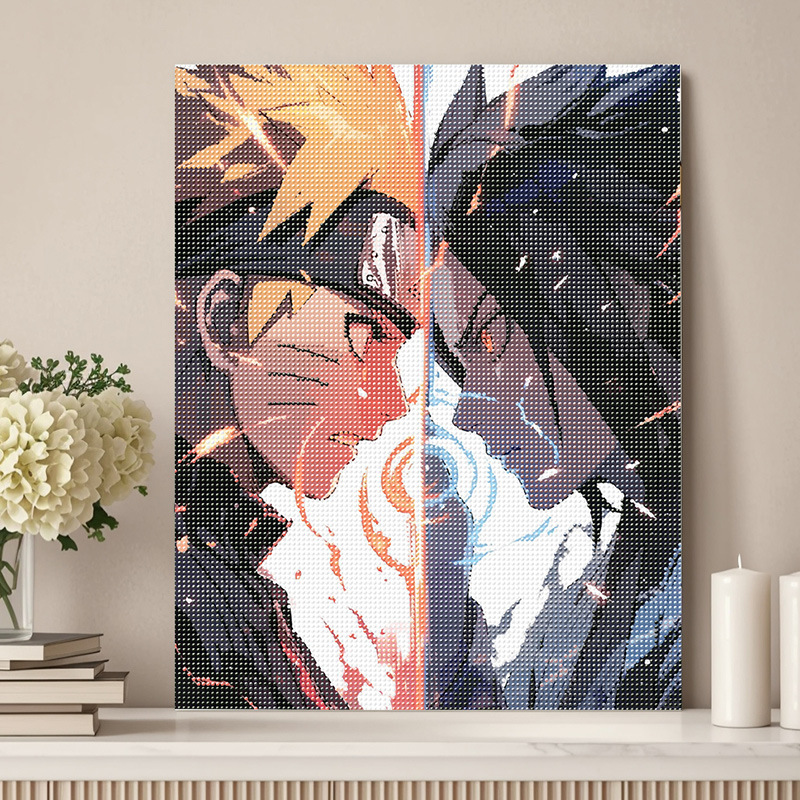 40*50 nueva serie de paisajes de animación transfronteriza pintura de diamantes niños adultos hechos a mano DIY con marco de pintura de diamantes en stock