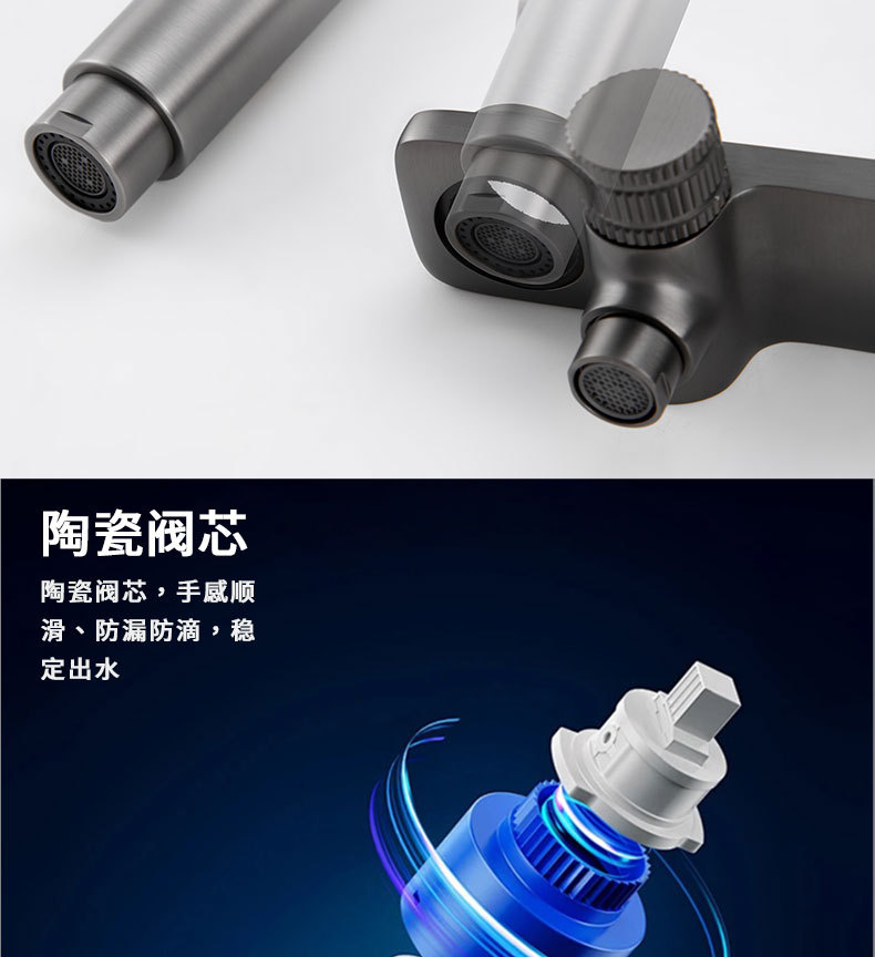 Purified water kitchen faucet, silicone tube for direct drinking water, three-in-one sink for washing vegetables, universal cold and hot water, brass water dragon undefined