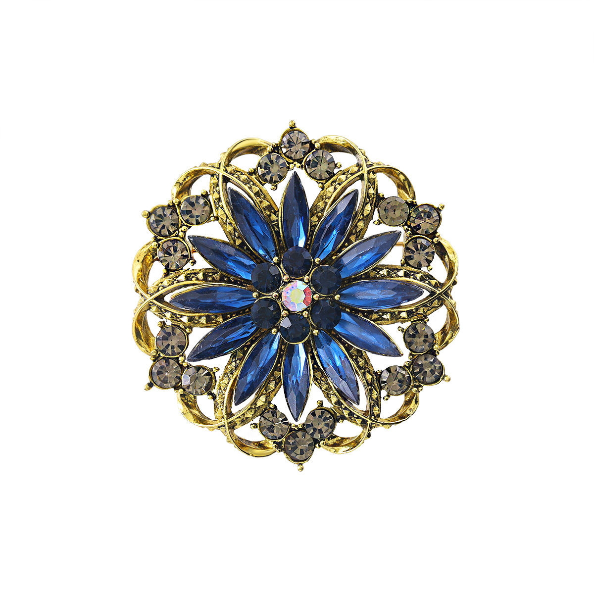 Bestseller-Brosche mit Sonnenblumenmotiv im europäisch-amerikanischen Stil: Exquisites und elegantes Accessoire für Kleidung und Mäntel._voghion.com