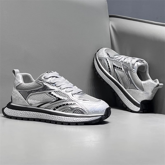 Light Luxury Casual Shoes For Men Spring And Summer Mesh Sneakers_voghion.com