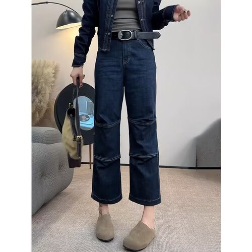 Hollywood-style wave girl summer personalized letter denim jeans hip-hop INS trendy high street fashion punk cool pants